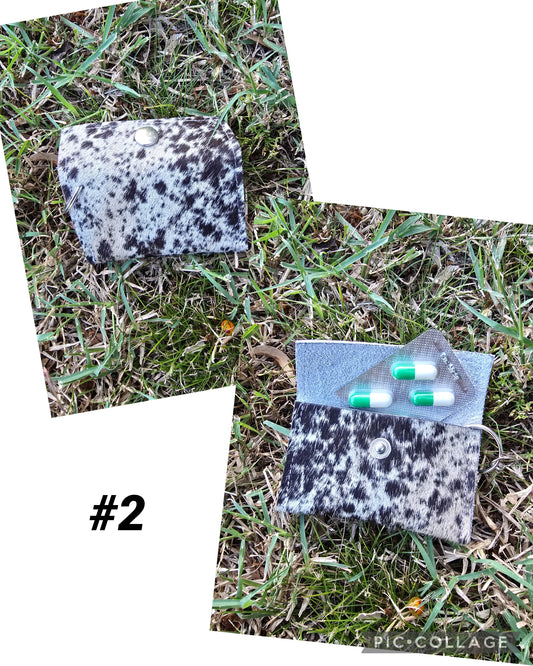 Cowhide pouch