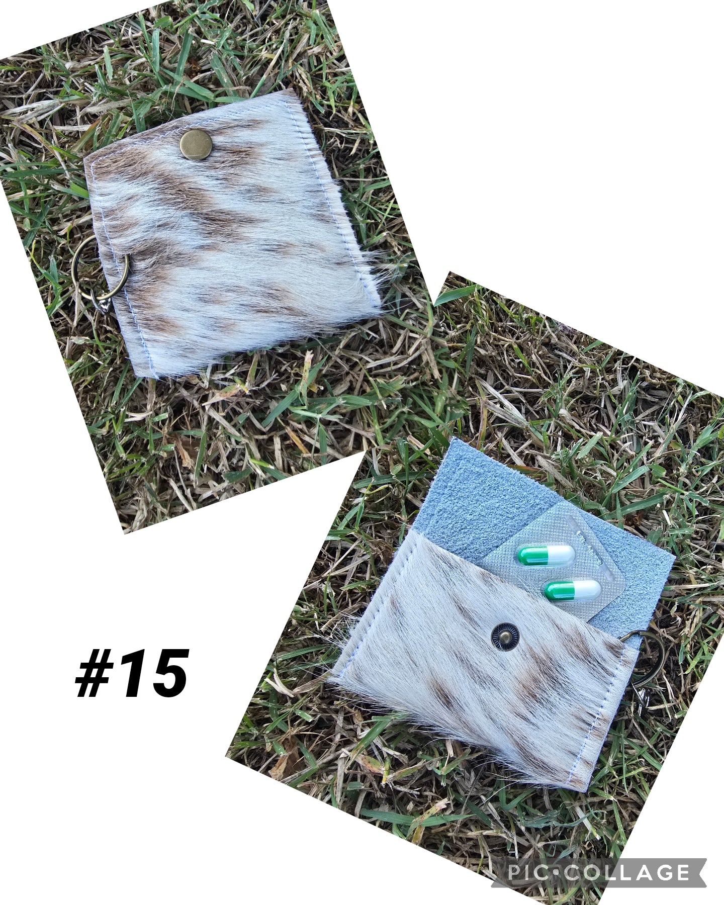 Cowhide pouch