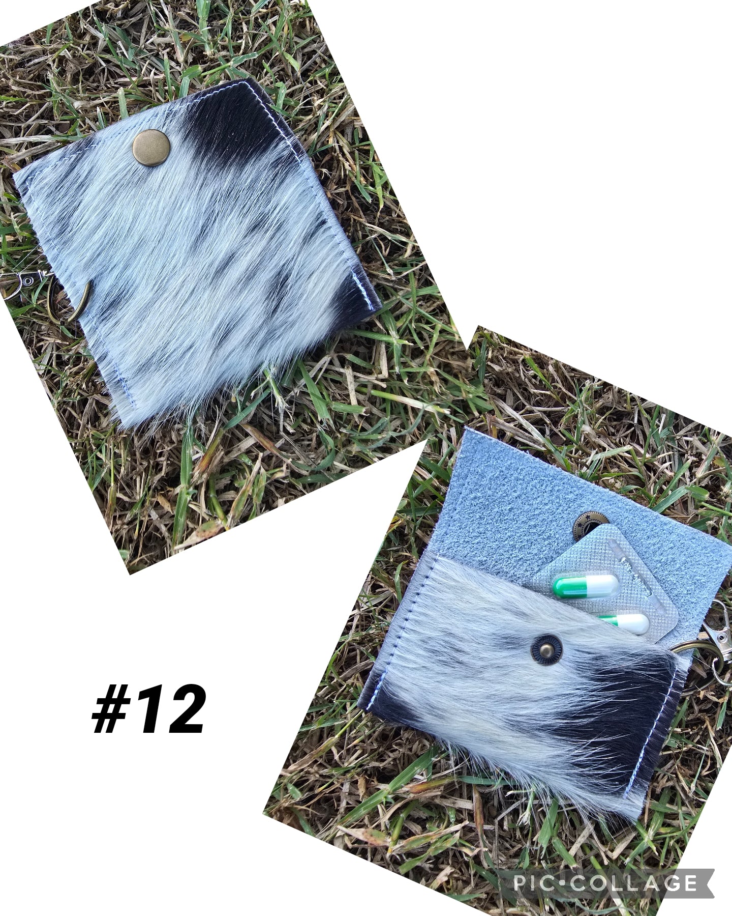 Cowhide pouch