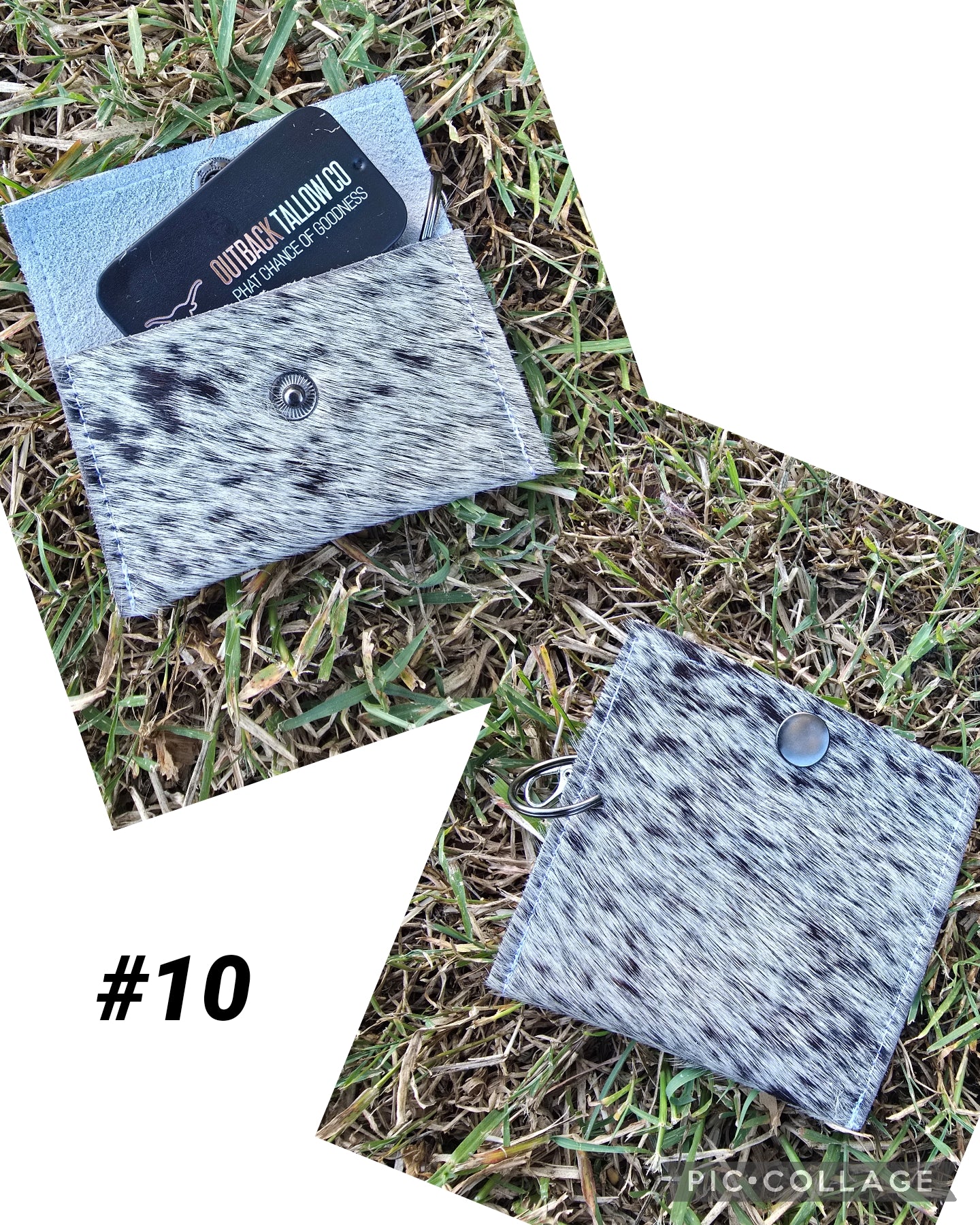 Cowhide pouch