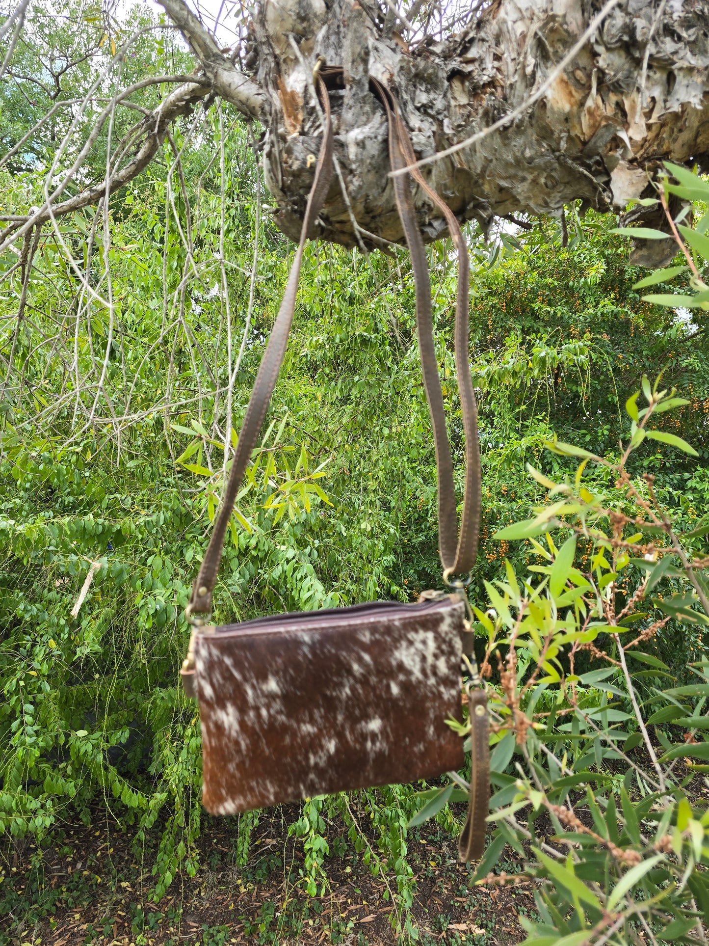 Prairie Soul Handbag — Genuine Cowhide & Leather