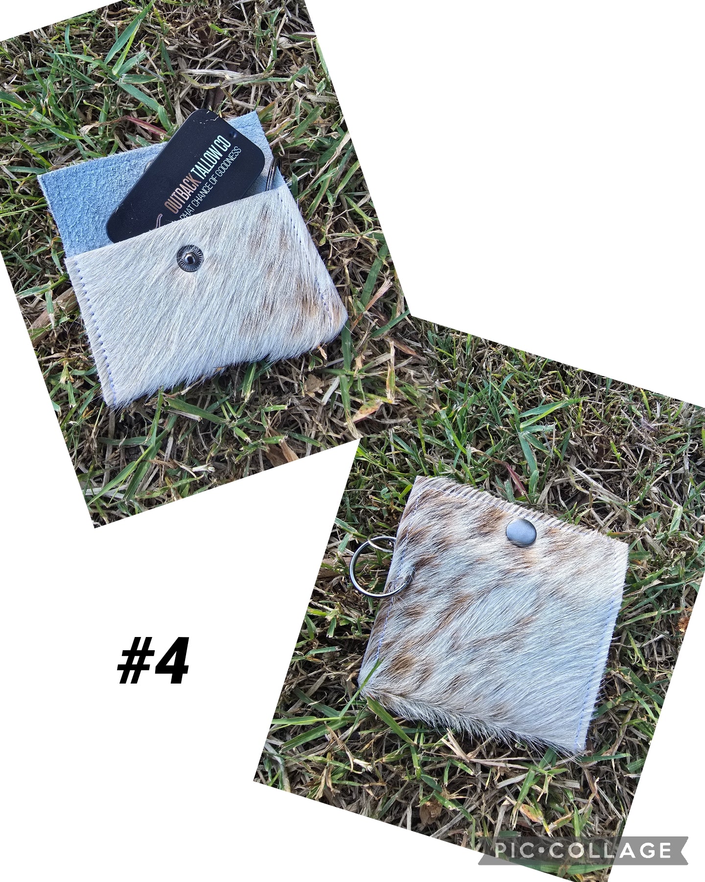 Cowhide pouch