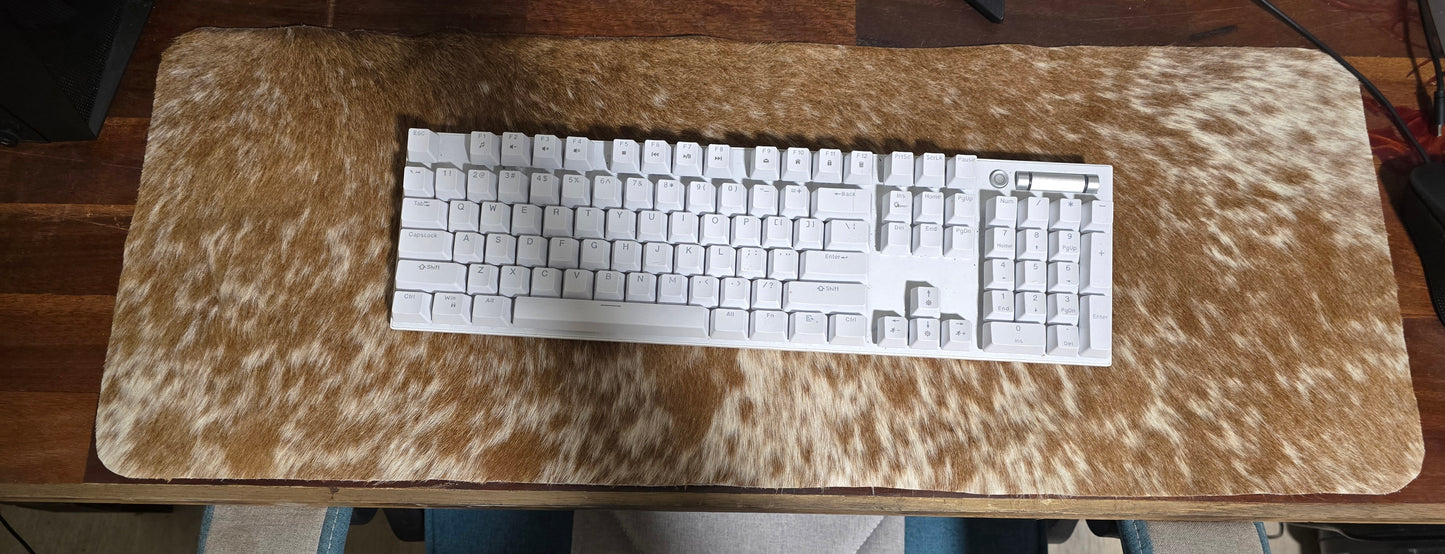 Cowhide Keyboard Mats / Table Centrepieces