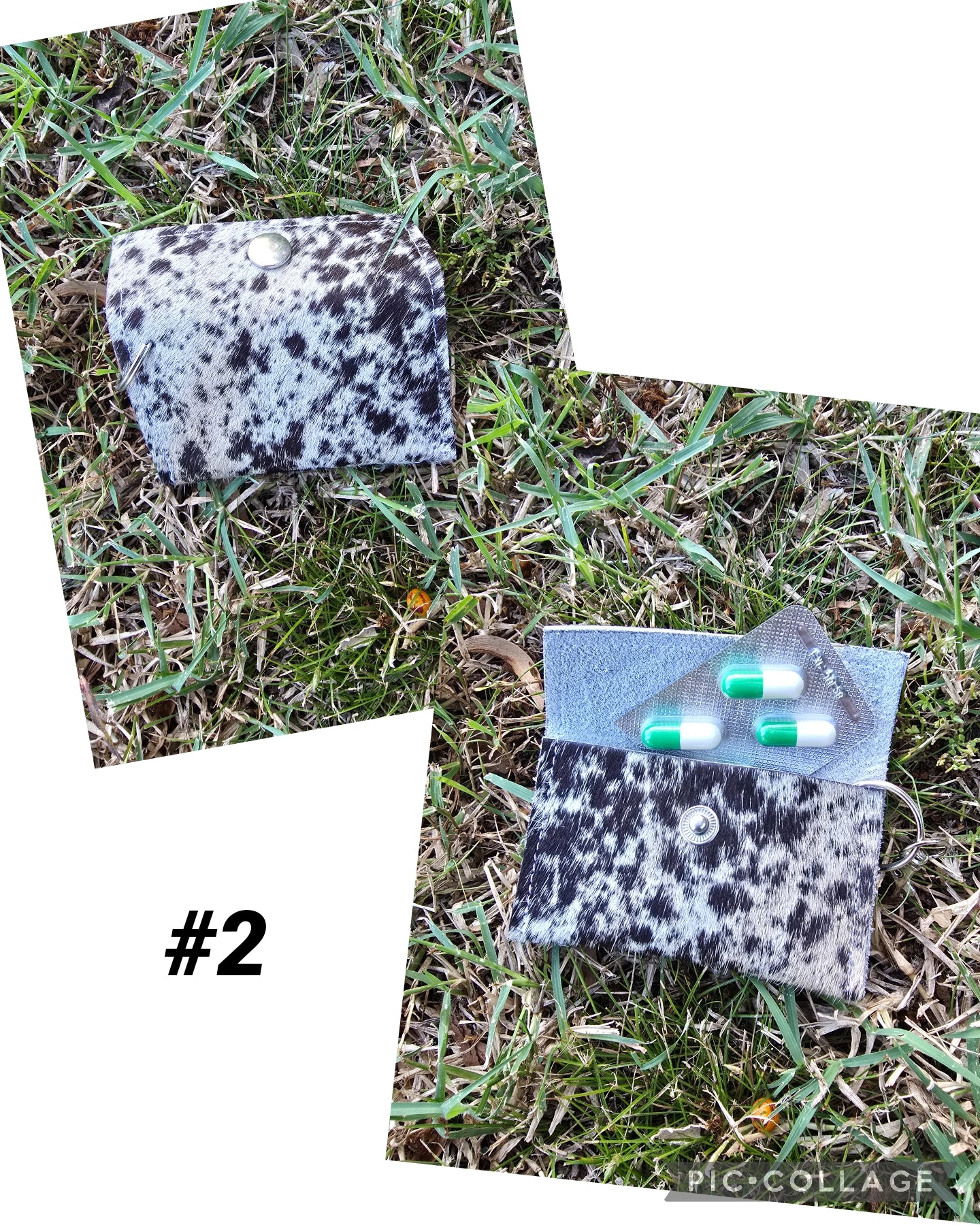 Cowhide pouch