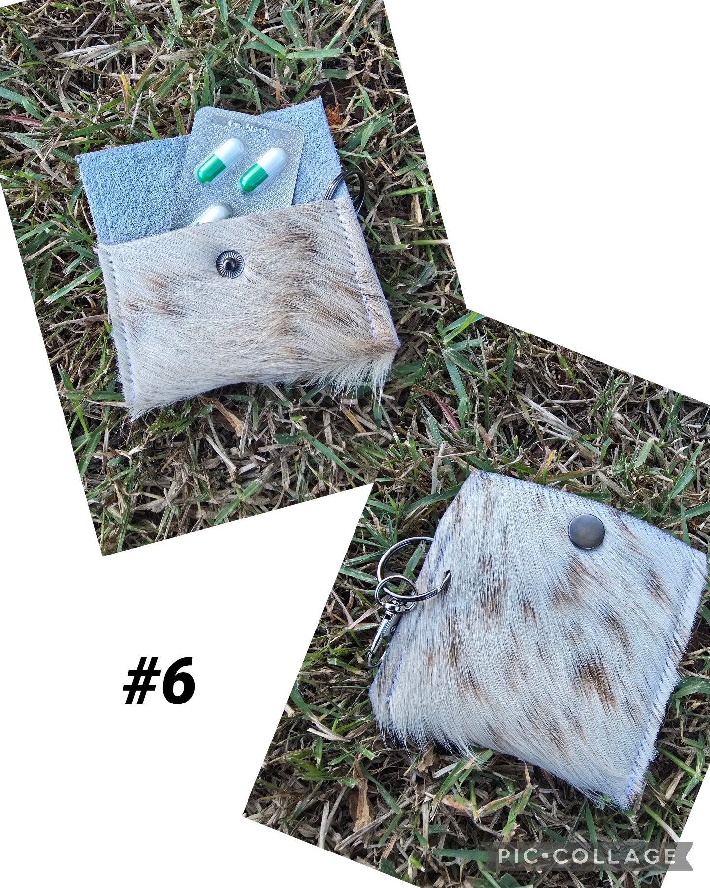 Cowhide pouch