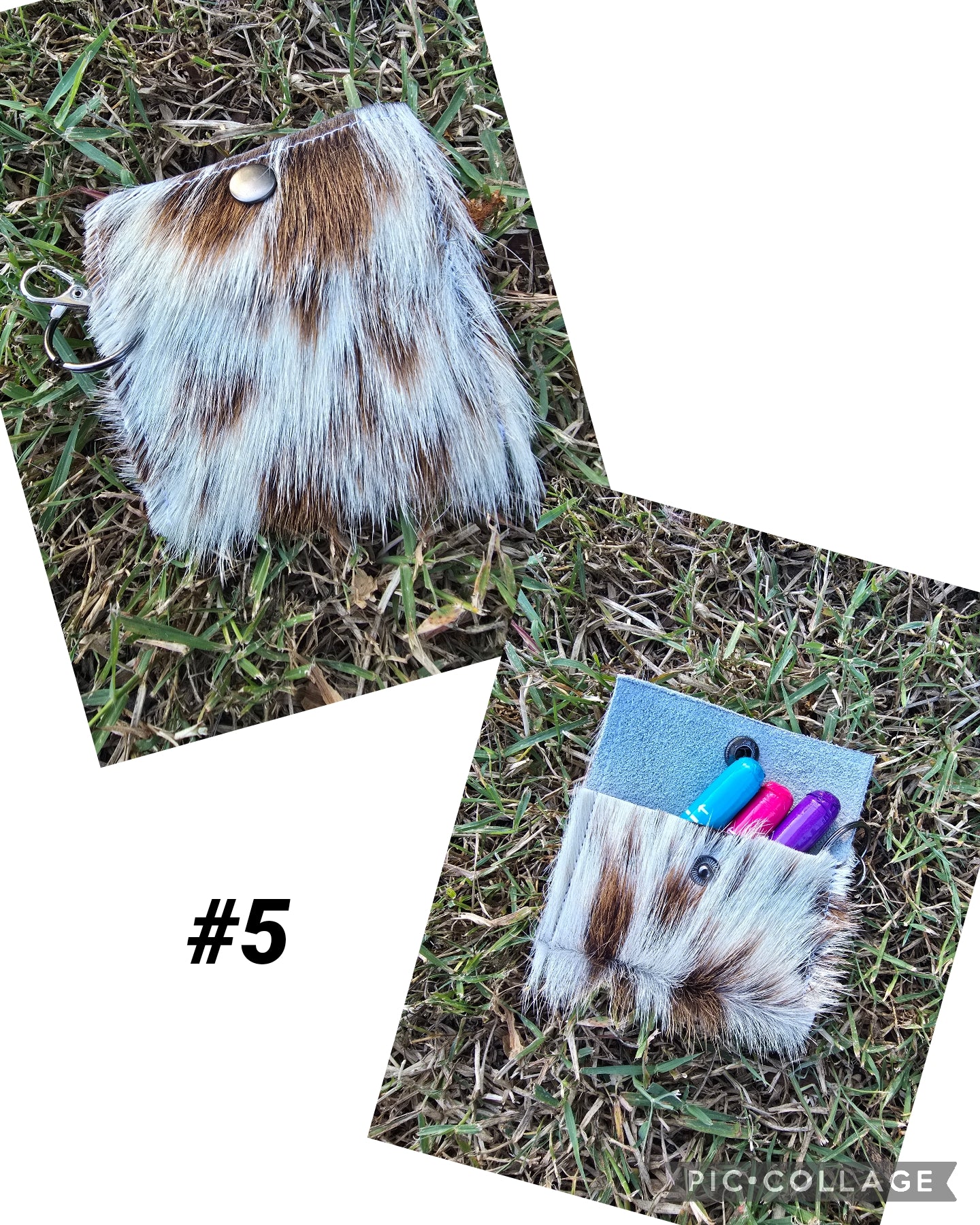 Cowhide pouch