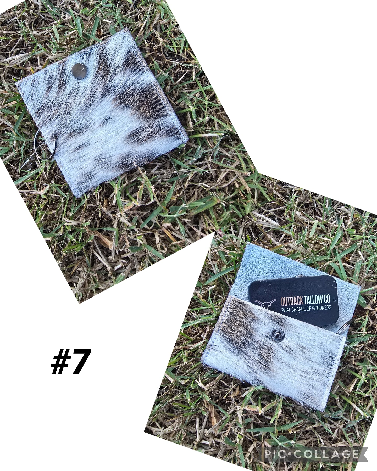 Cowhide pouch